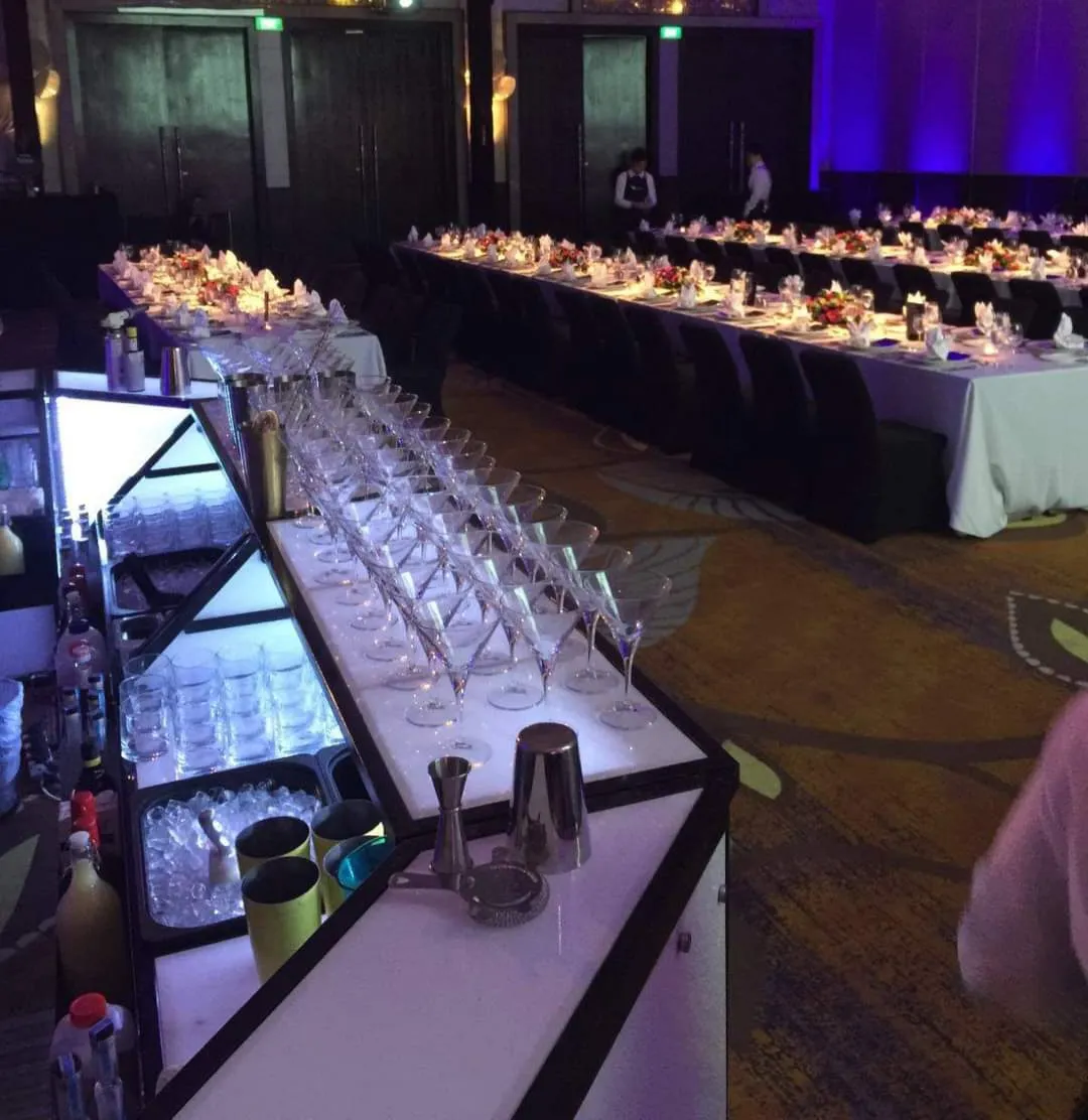 Barstylez mobile bar at a gala dinner